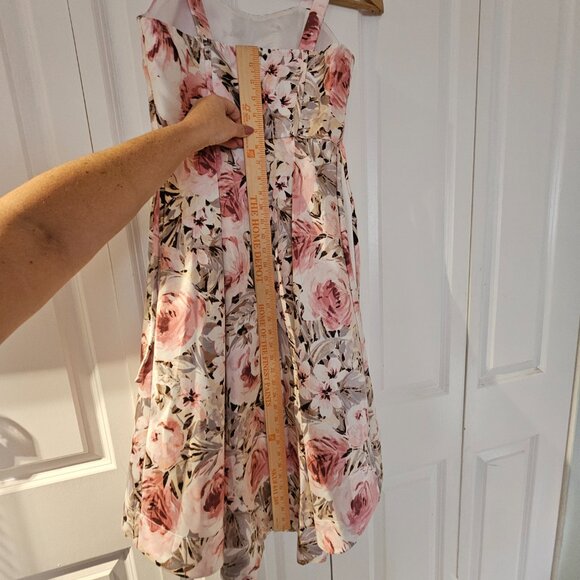 \Xtraordinary Girls Dress Size 12 Formal Special Occasion Dress Dance Pink Roses - Picture 6 of 12